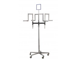 4 Sleeves, Chrome Stand